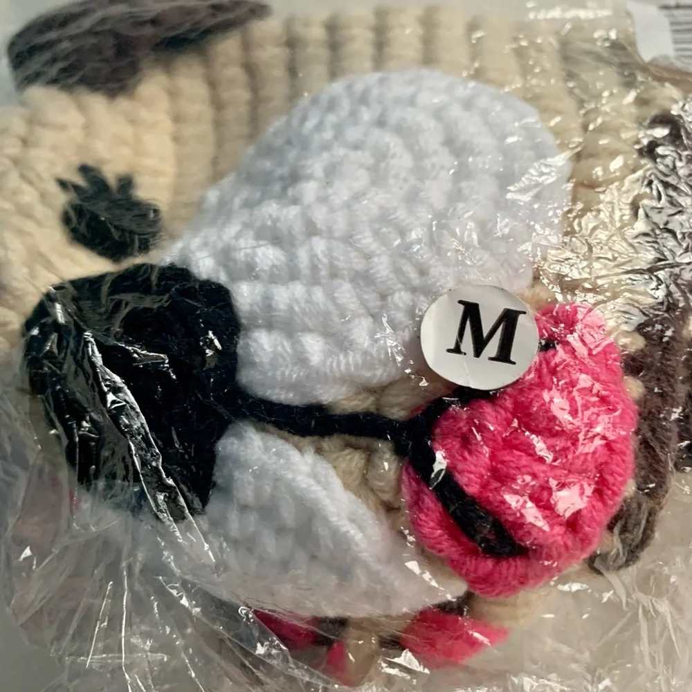 Crochet Puppy Dog Hat Youth Toddler Ear Flaps New